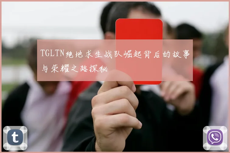 TGLTN绝地求生战队崛起背后的故事与荣耀之路探秘
