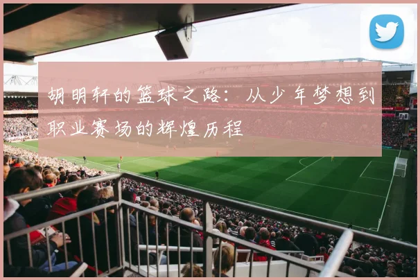 胡明轩的篮球之路：从少年梦想到职业赛场的辉煌历程